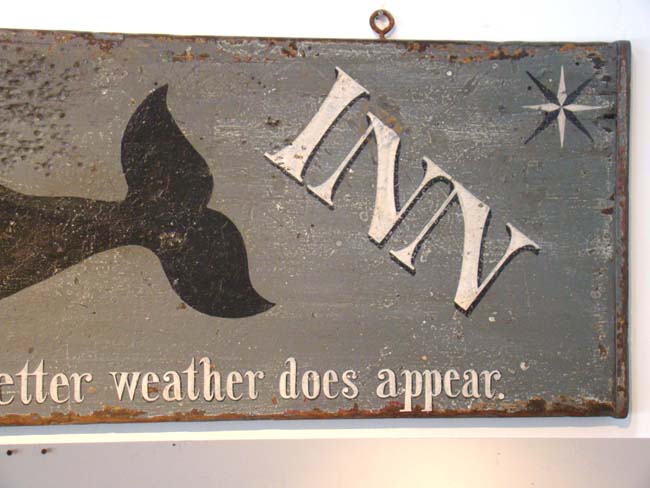 "Whaler's Inn" sign, 20th century — image 3